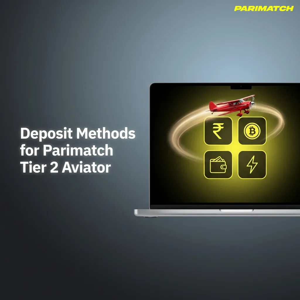 Parimatch Tier 2 Aviator deposit methods screen showing UPI, PayTM, PhonePe, GPay, cards, NetBanking, wallets, and crypto