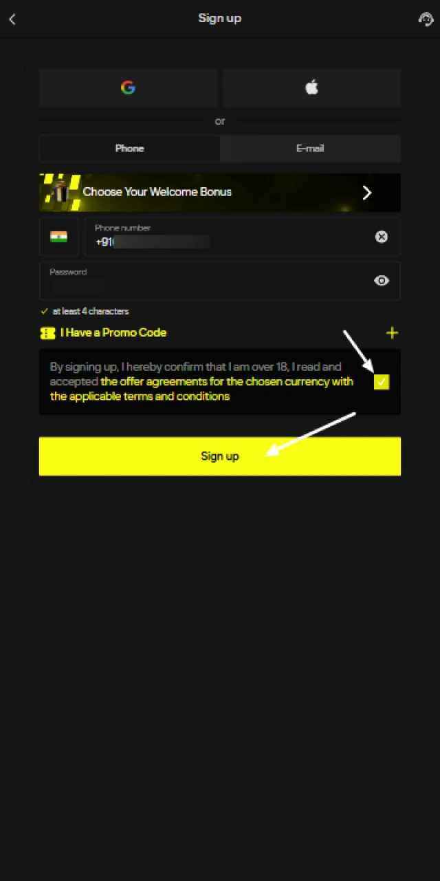 Confirm contact and finish.