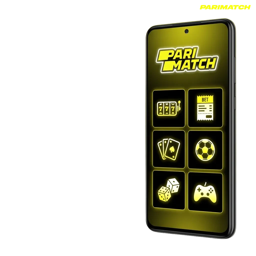 Screenshot of Parimatch Tier 2 Android betting and casino app interface on an Indian user’s smartphone