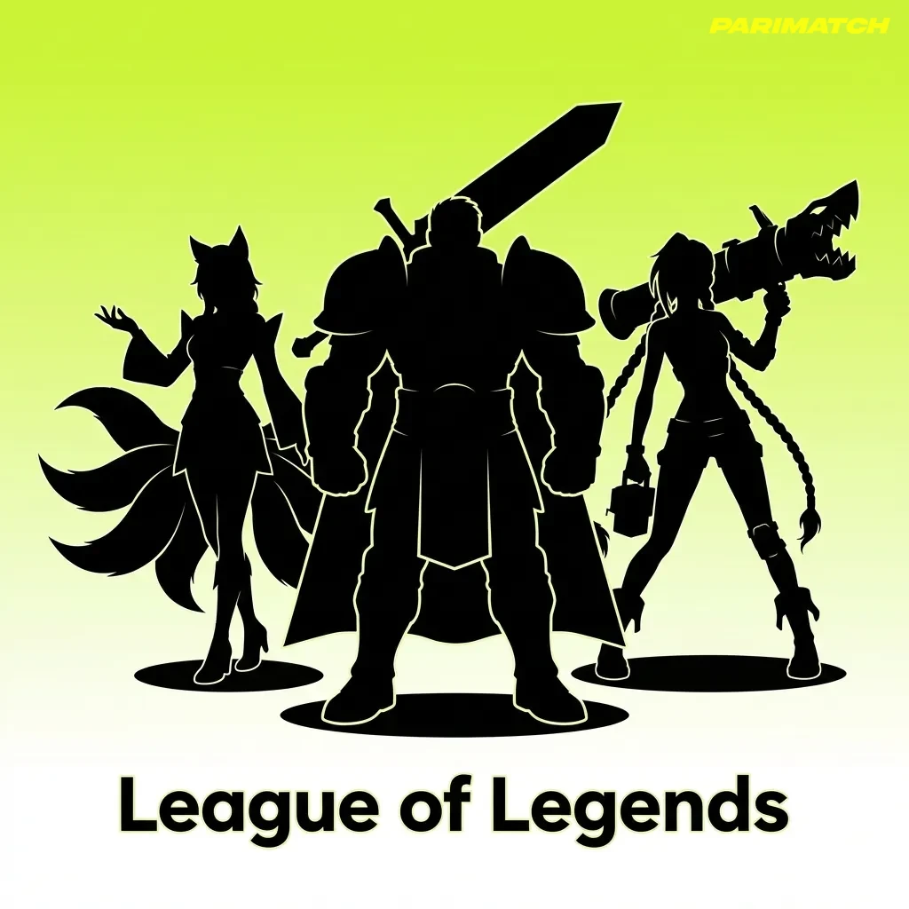 League of Legends match screen with champions fighting and esports betting markets shown alongside tournaments like Worlds and MSI