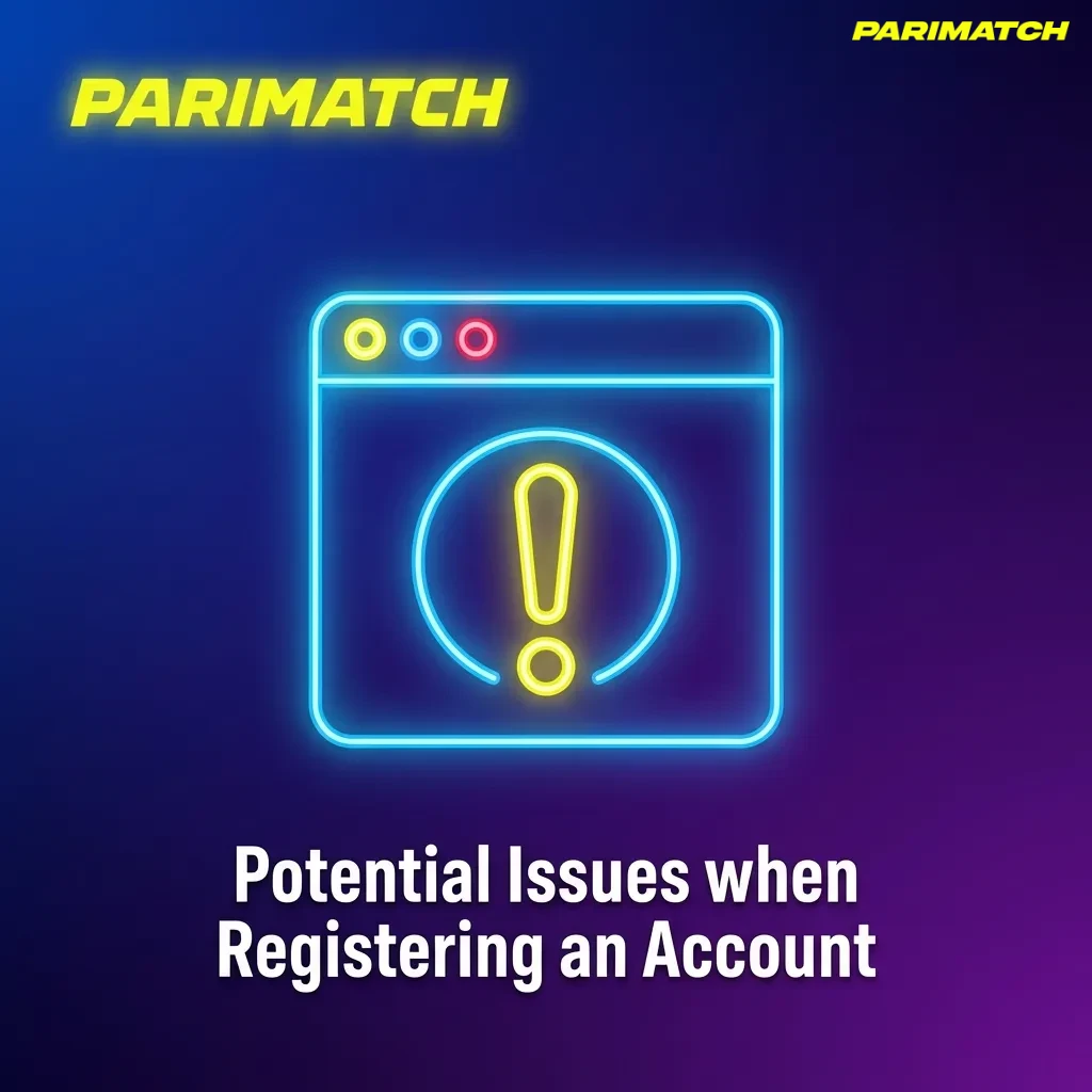 Graphic listing common Parimatch Tier 2 signup issues with brief solutions and note to contact support if problems persist
