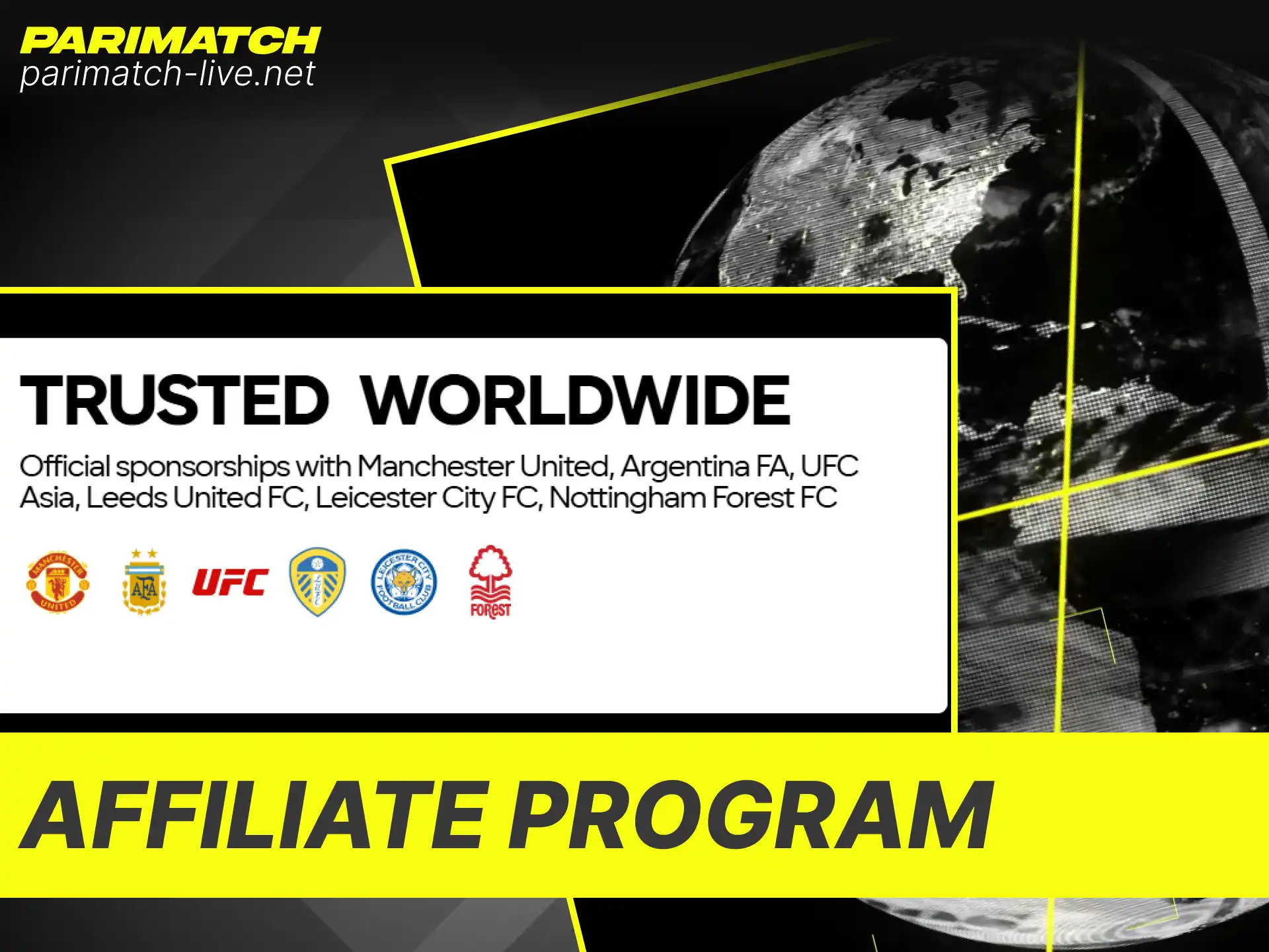 Join the official affiliate program to earn revenue by partner marketing with Parimatch.